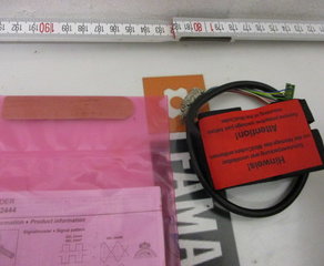 Датчик
MiniCoder GEL2444 KZRT3K030-
Signalmuster K (Sin/Cos-Signale 1 Vsd),
Referenzmarke Referenzzahn, mit interner
Amplitudenregelung, Kabelausgang
tangential rechts, Modul 0,3, Kabelende
offen, Kabellänge 30 cm, ohne Kabel für
Temperaturfühler (2m) Lenord+Bauer